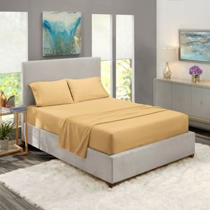 Caramel Egyptian Comfort Bed Sheets 4 Piece! Sale!